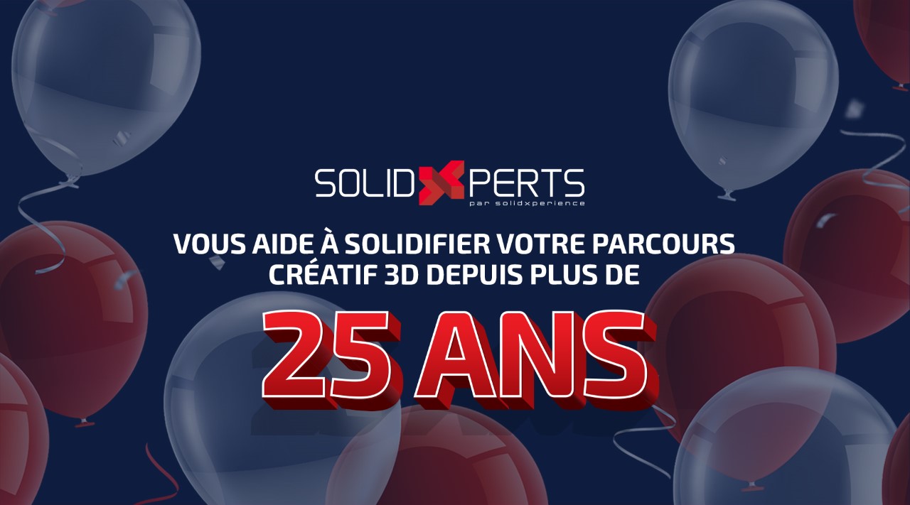 SolidXperts célèbre 25 ans de conception et d&rsquo;innovation !