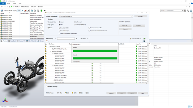 Performance enhancements displayed in SOLIDWORKS PDM