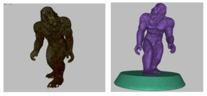 Sasquatch scanned by Artec LEO