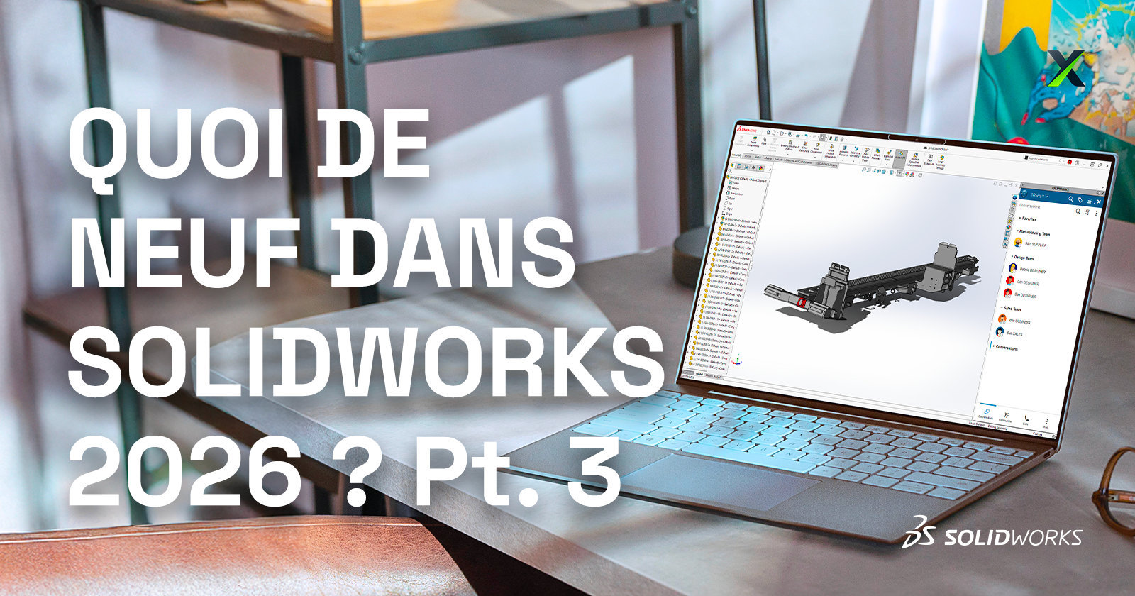 Nouveautés SOLIDWORKS 2026 – Partie 3 : PDM