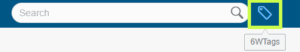 Search bar for 6W Tags in SOLIDWORKS
