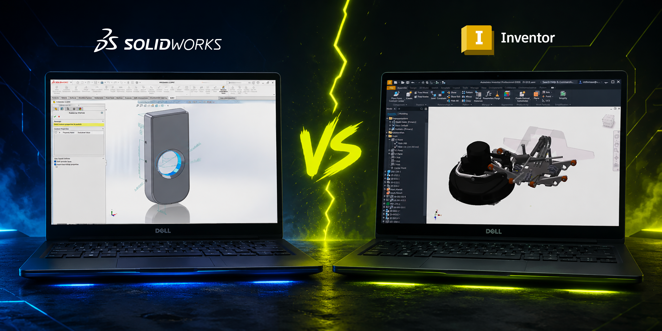 SOLIDWORKS vs. Inventor: Which CAD Software Is Better for Mechanical Design?