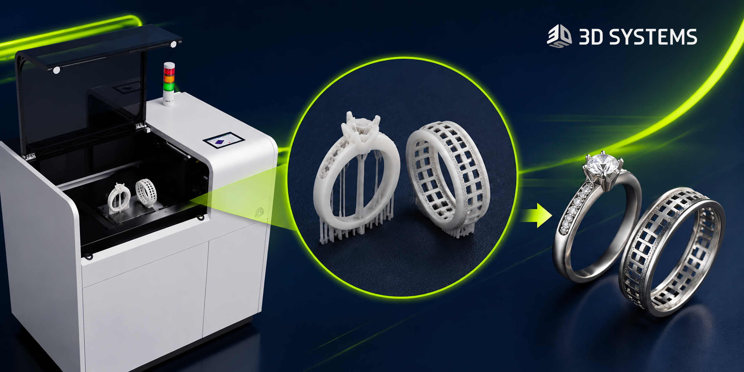 From CAD to Wax: How MJP 3D Printing Is Transforming Jewelry Manufacturing